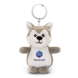 Plüsch-Wolf Schlüsselanhänger für Ihr Marketing