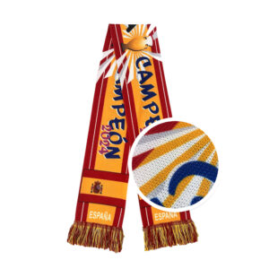 Strick-Fanschal bedruckt "Claudia"